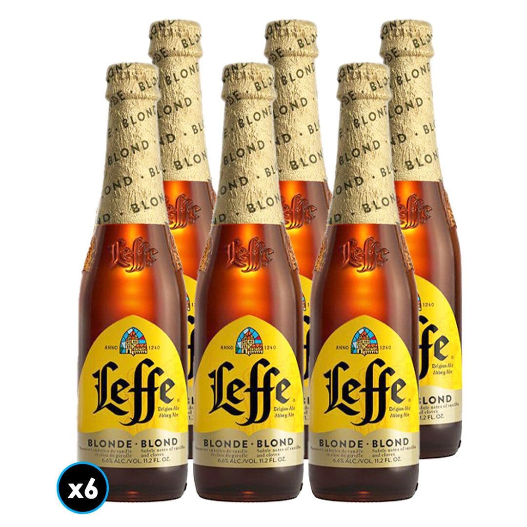 6x Cerveza Leffe Blond en Botellas de 330cc_1