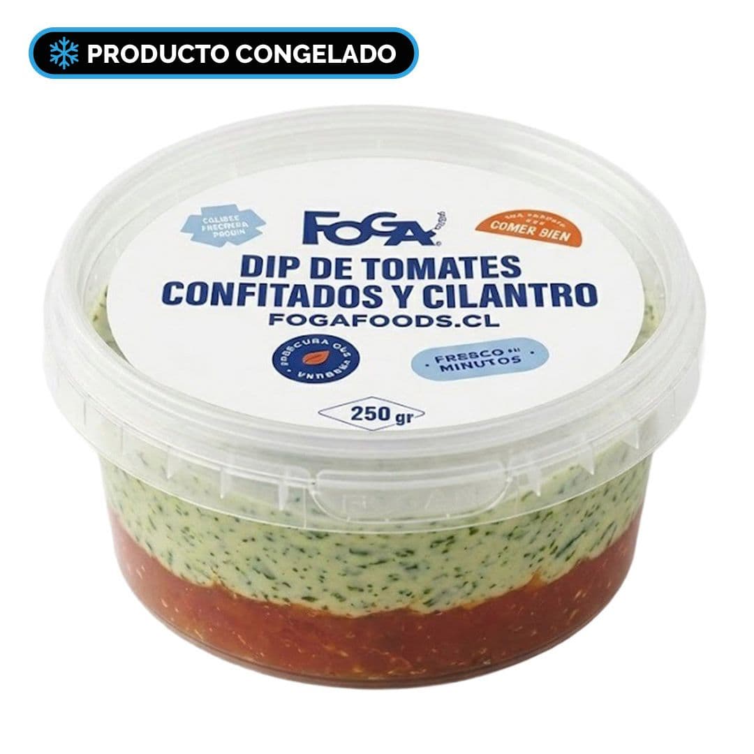 Dip de Cilantro y Tomates Confitados Foga Foords 250 grs (Congelado)_1
