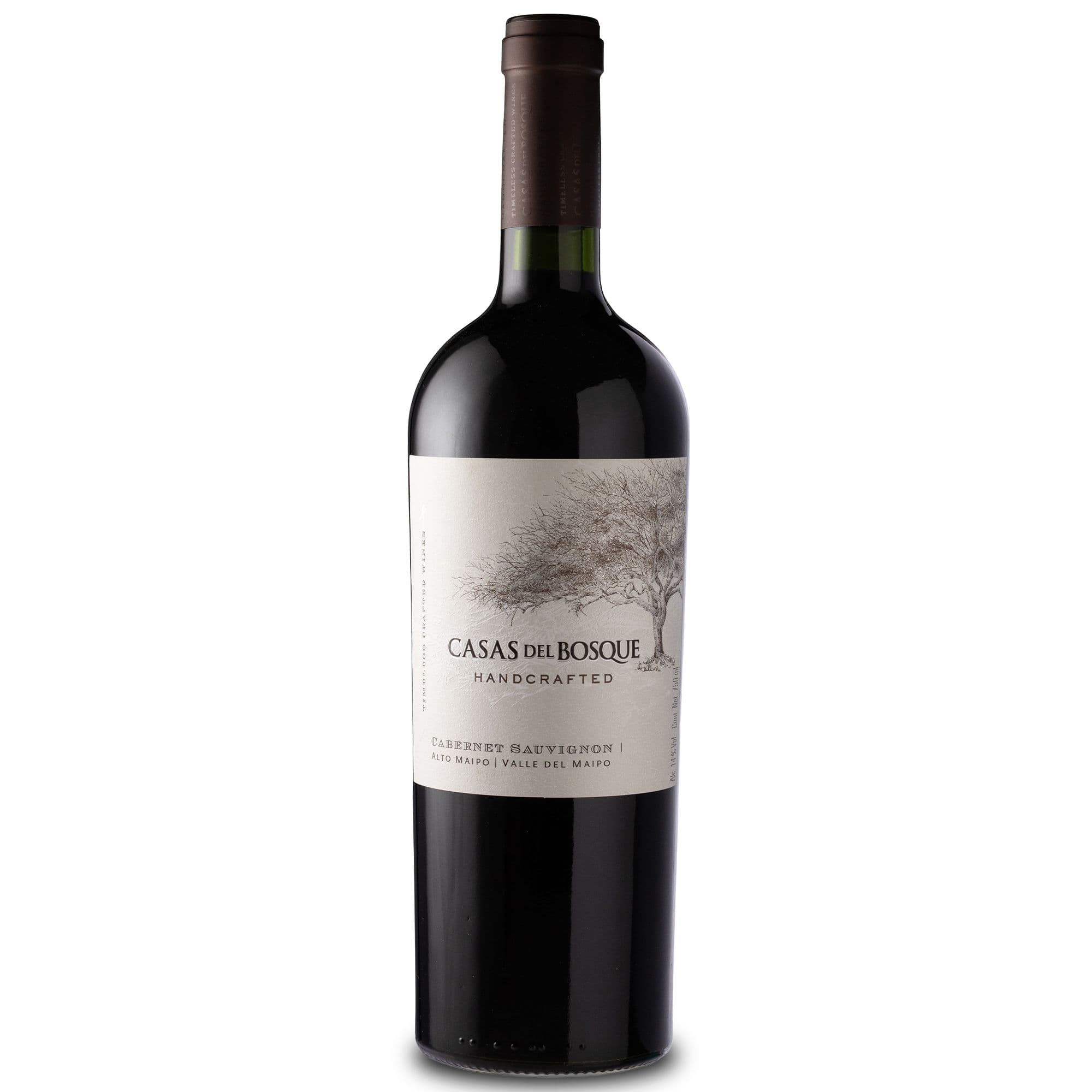 Vino Casas del Bosque Handcrafted Cabernet Sauvignon 750cc_1