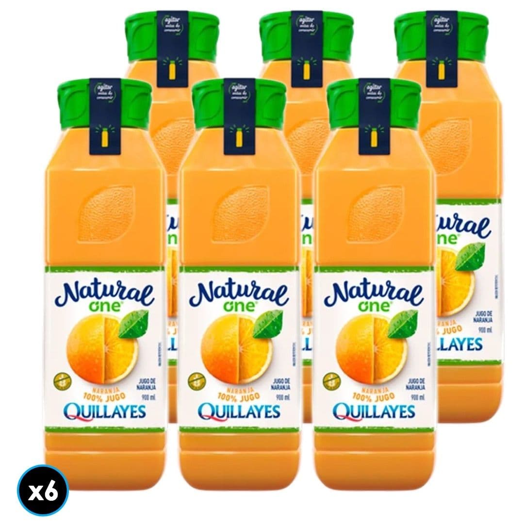 6x Jugo Quillayes Naranja 900cc_1