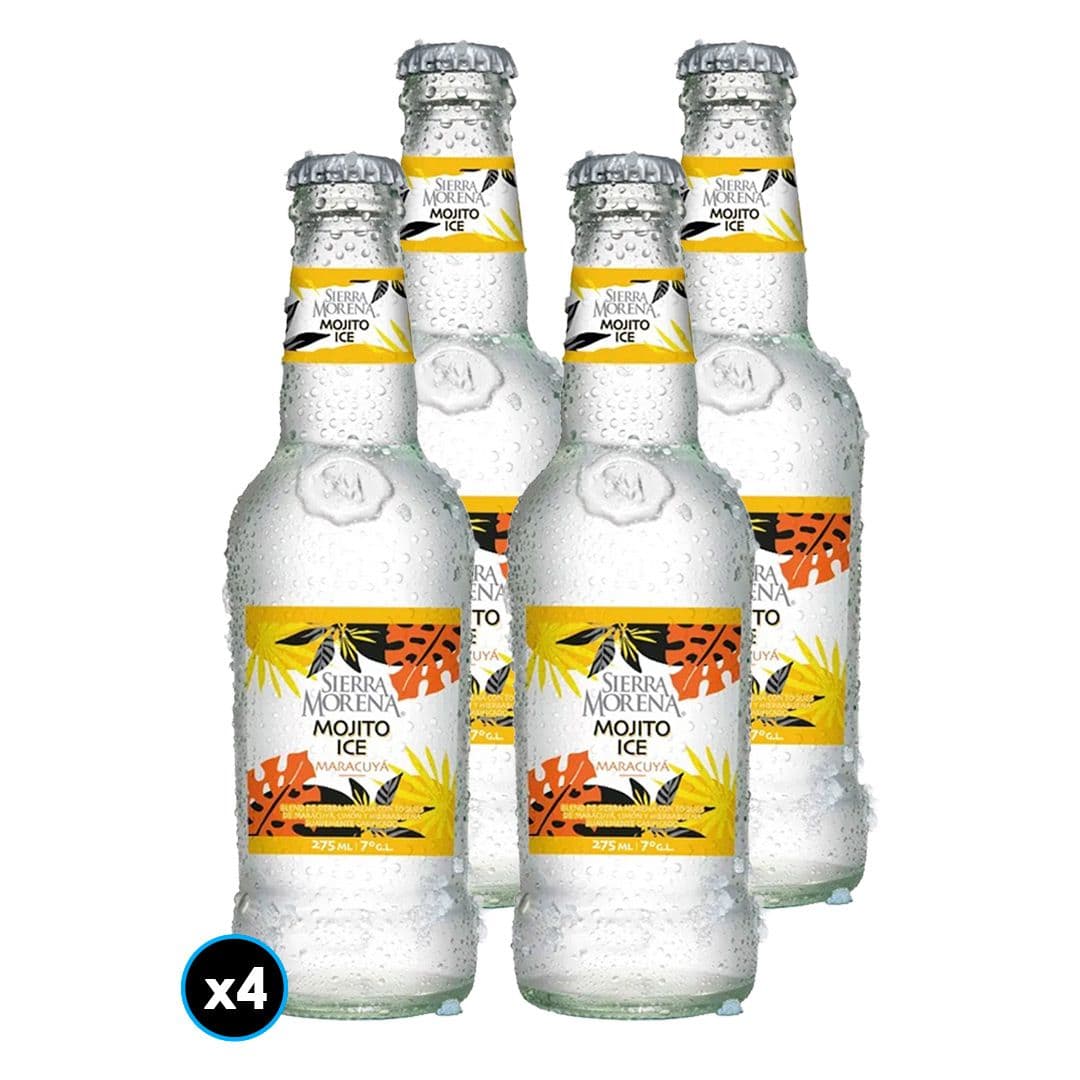 4x Cóctel Ice Sierra Morena Maracuyá 275cc 7°alc._1