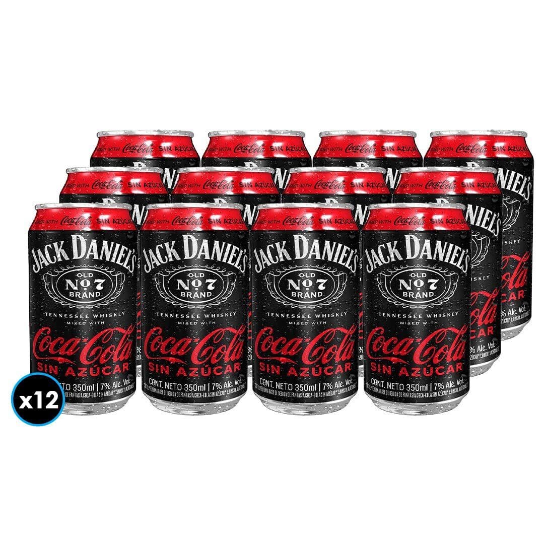 12x Ready to Drink Jack And Coke Sin Azúcar 350cc_1
