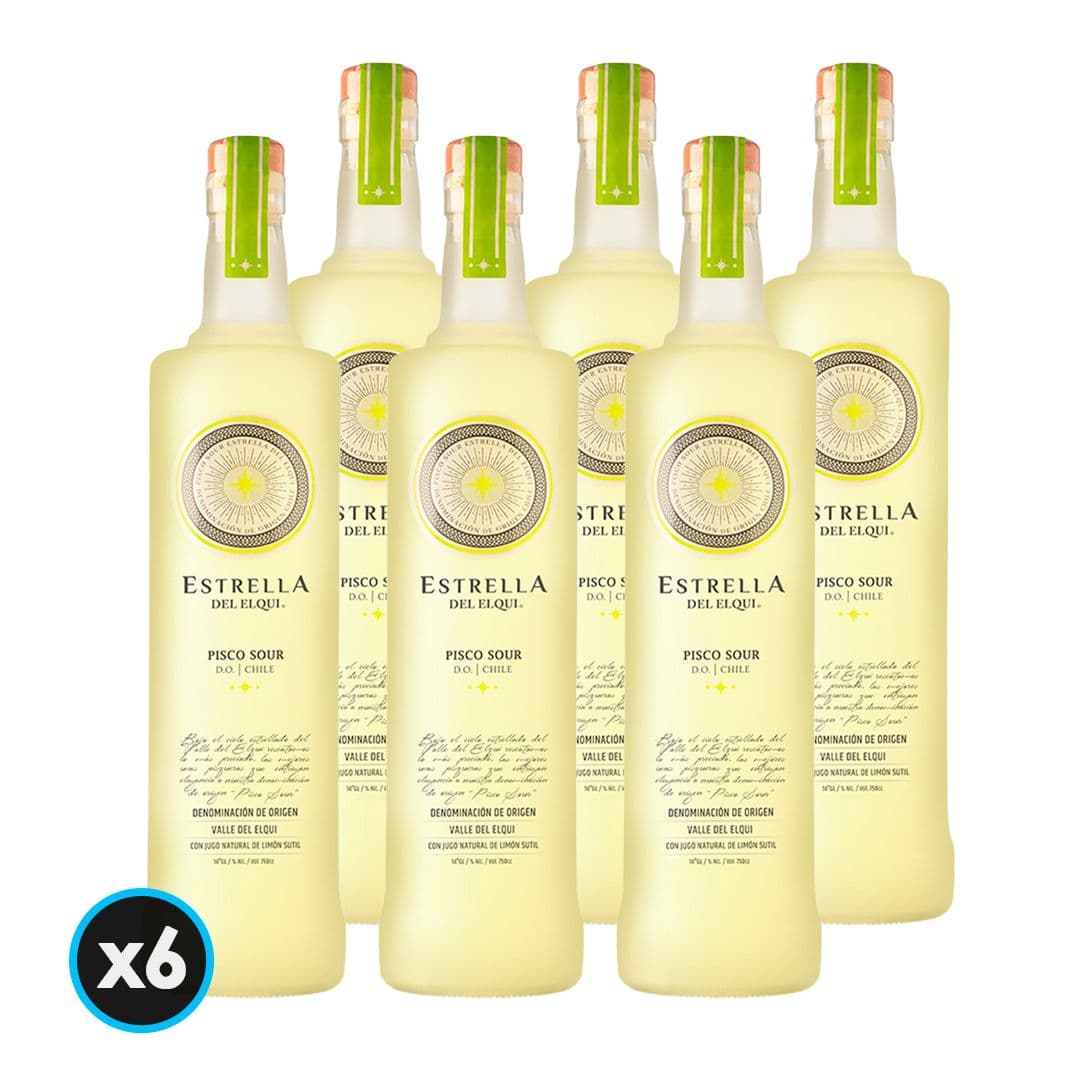 6x Cóctel Sour Estrella Del Elqui 750cc_1