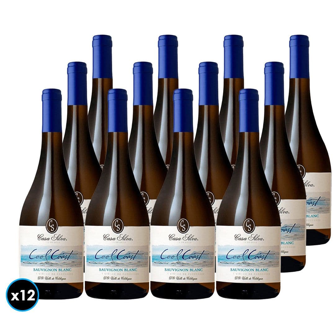 CAJA CASA SILVA COOL COAST (Sauvignon Blanc): 12x Vino Casa Silva Cool Coast Sauvignon Blanc 750cc_1