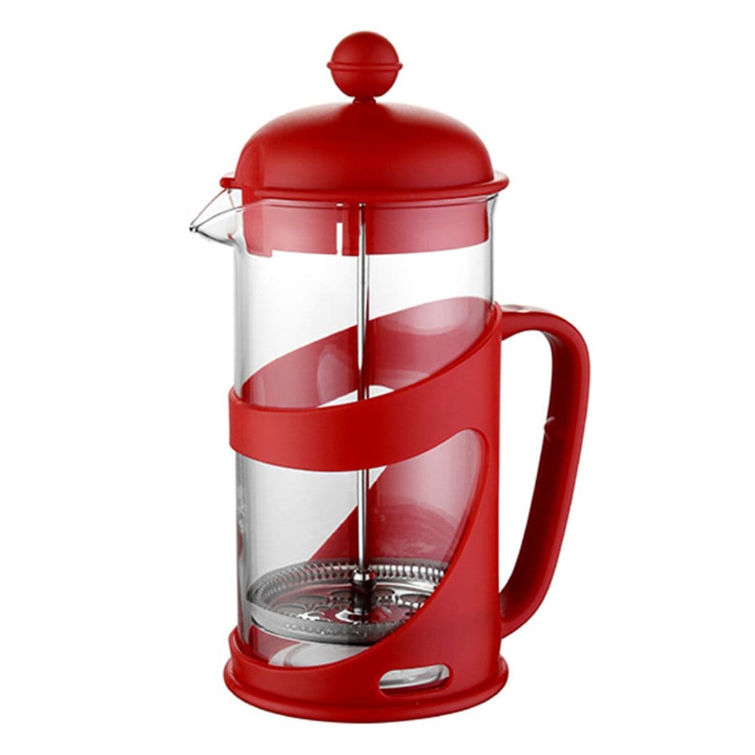 Cafetera Francesa Bosicilicato Rojo Cali Lugano 600cc_1