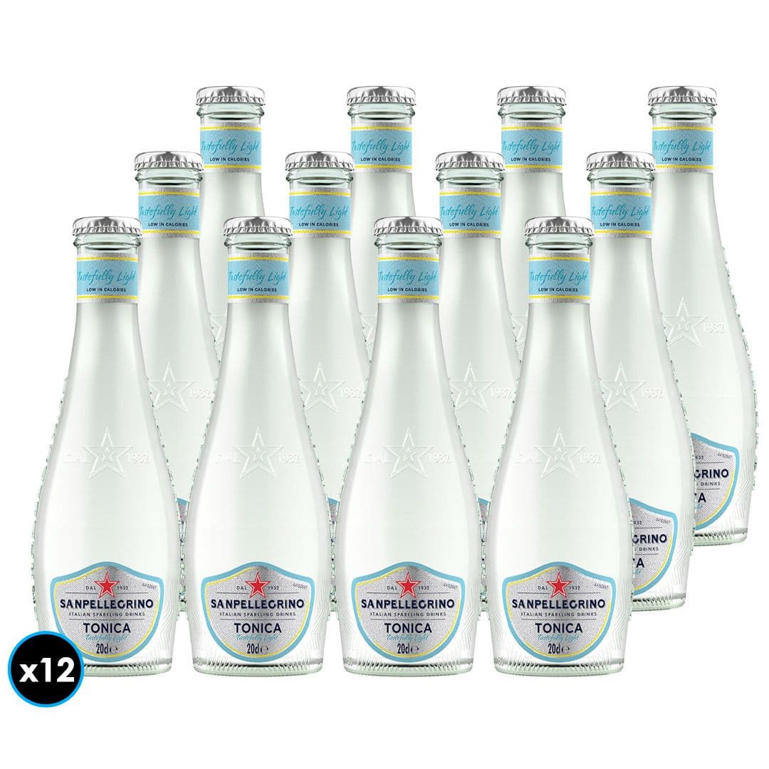 12x Agua Tónica San Pellegrino Light Botella 200cc_1