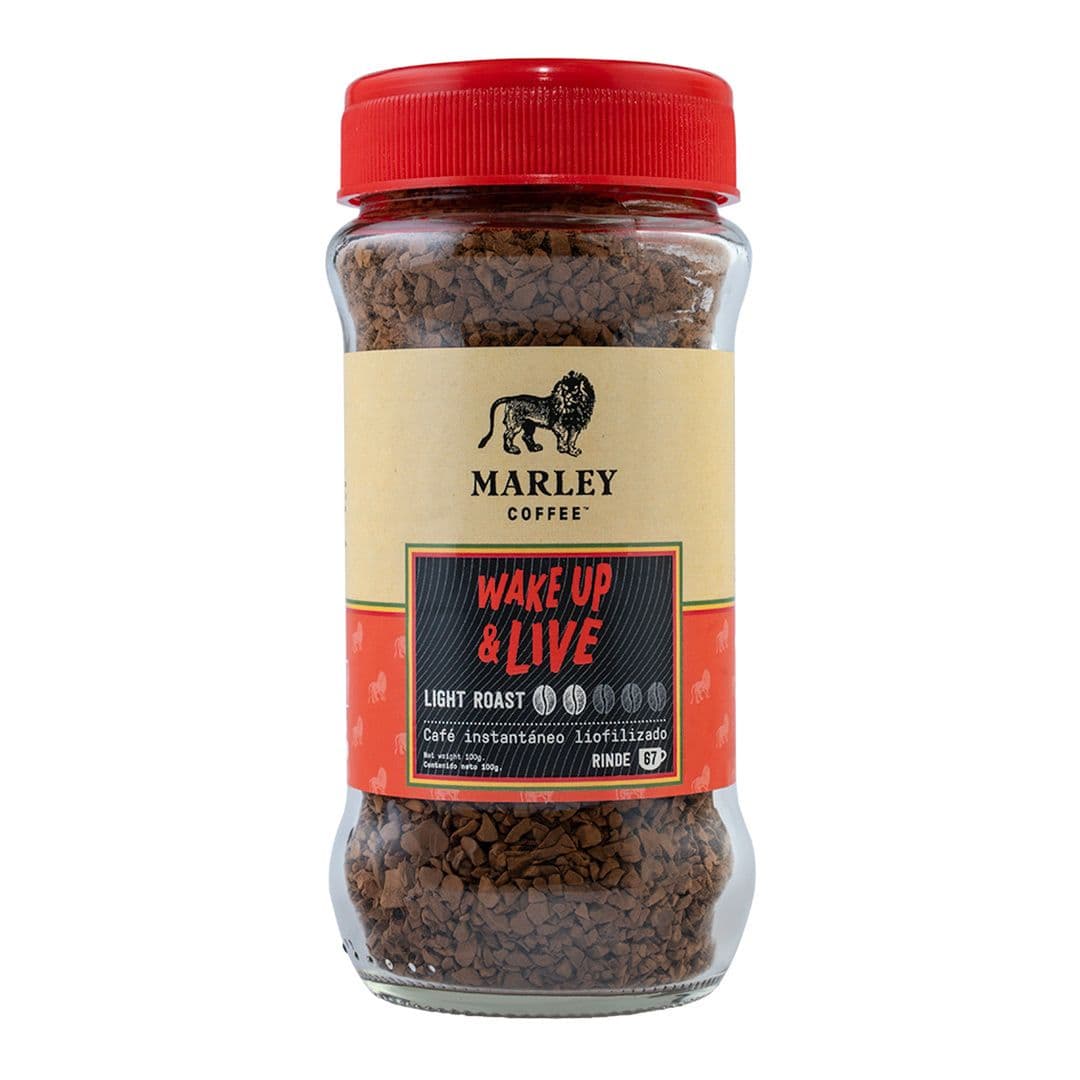 Café Instantáneo Liofilizado Marley Coffee Wake Up and Live 100 grs._1