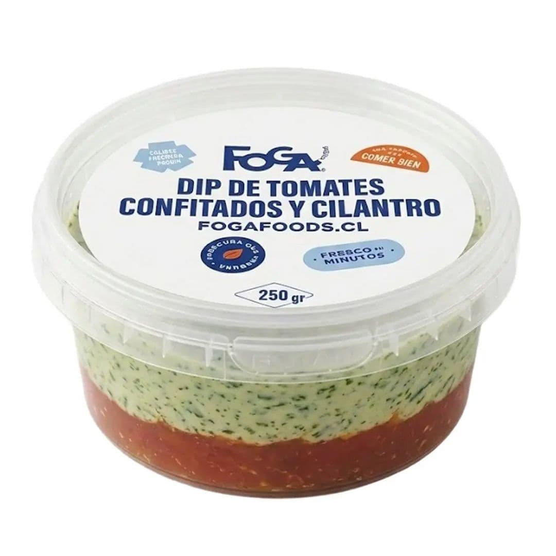 Dip de Cilantro y Tomates Confitados Foga Foords 250 grs (Congelado)_1