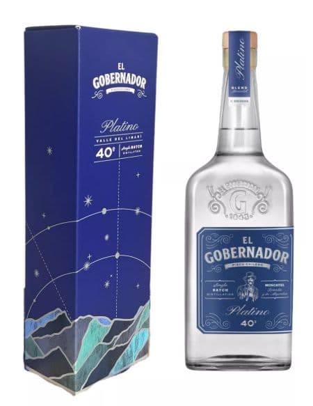 Pisco El Gobernador Platino 700cc 40ªalc. _1