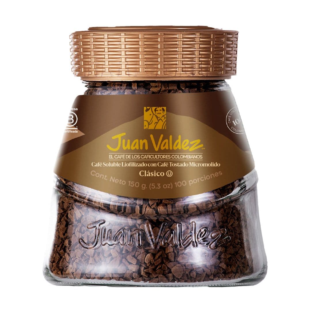 Café Juan Valdez Instantáneo Tradicional Liofilizado 150 grs._1