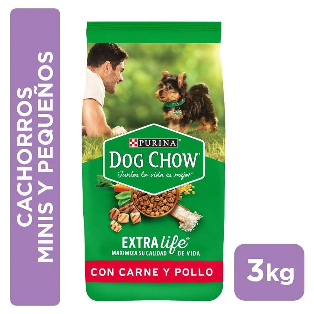 Comida de Perros Dog Chow Cachorros Pequeños 3 Kg_1
