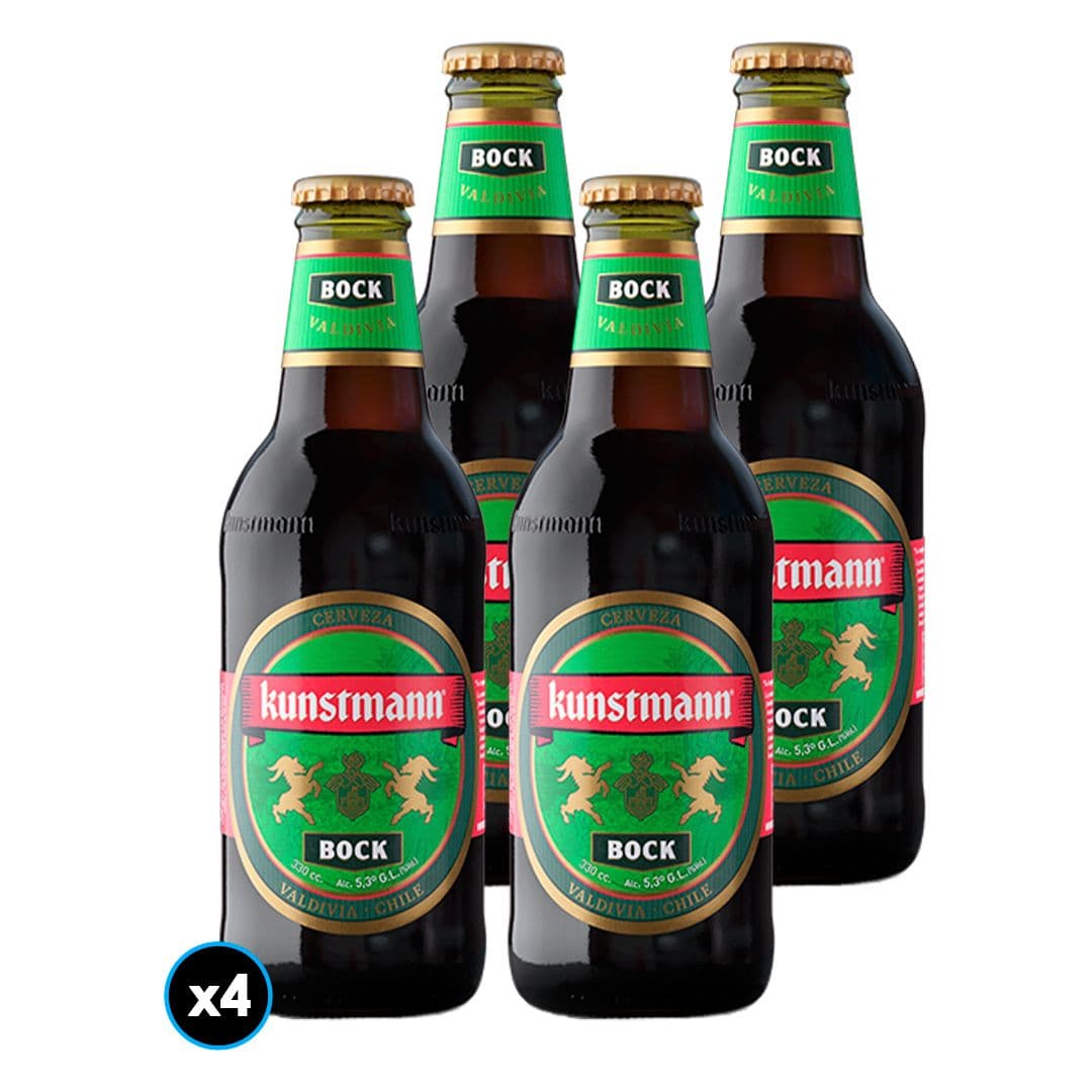 4x Cerveza Kunstmann Bock Botella 330cc._1