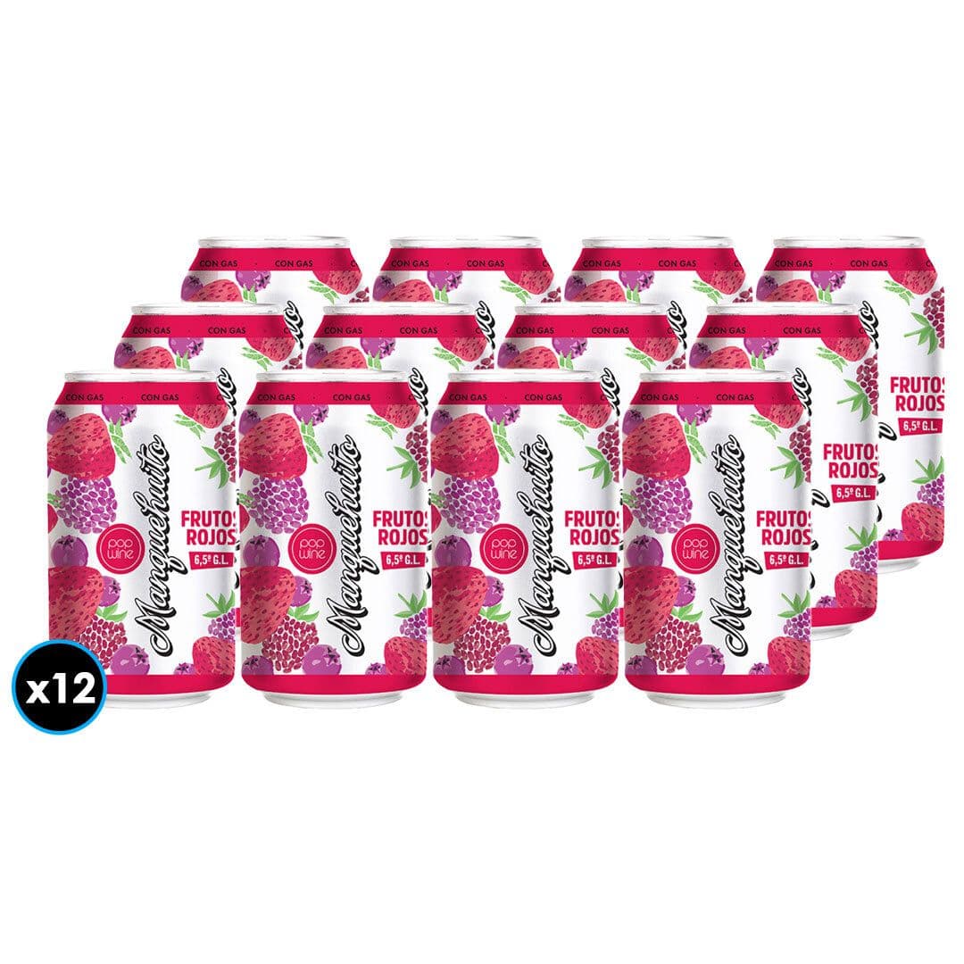 12x Cooler Manquehuito Frutos Rojos Lata 350cc_1