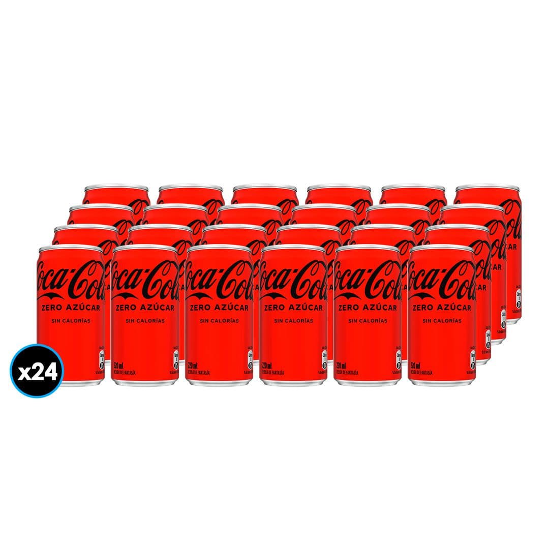 24x Bebida Coca-Cola Zero Azúcar 220cc_1