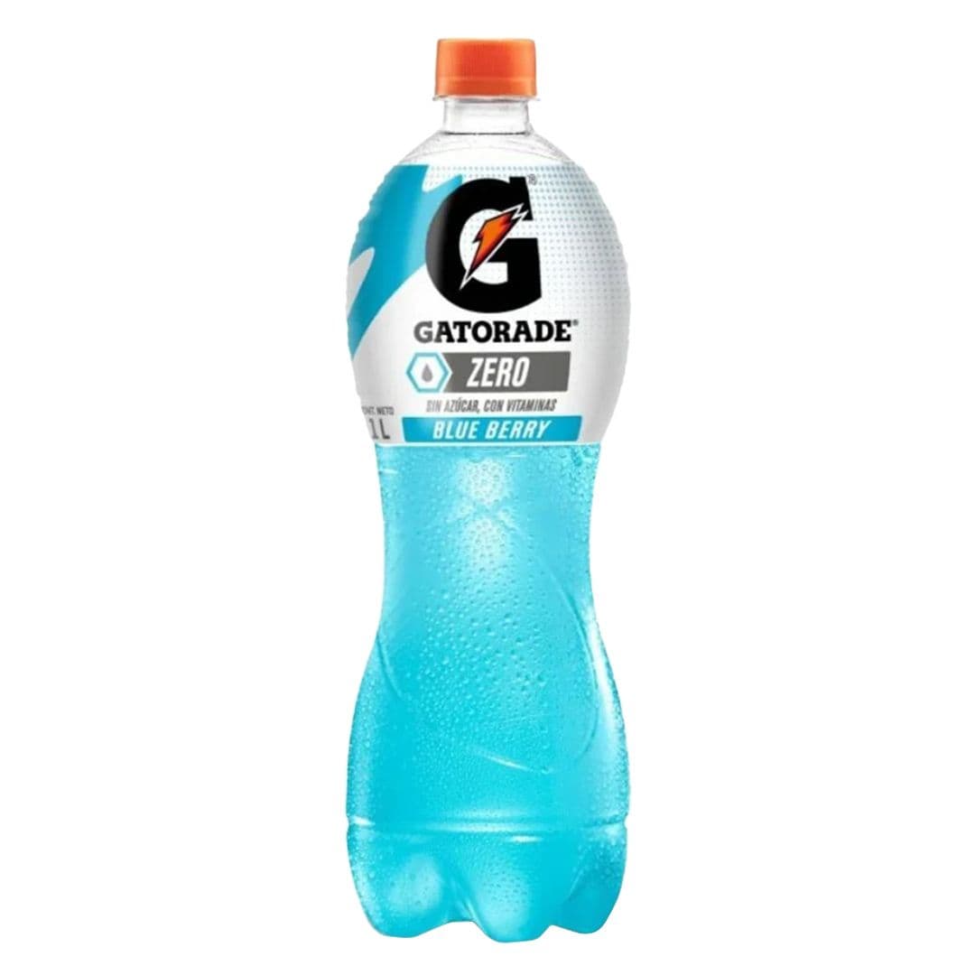 Bebida Isotónica Gatorade Blue Berry Zero 1 Litro _1