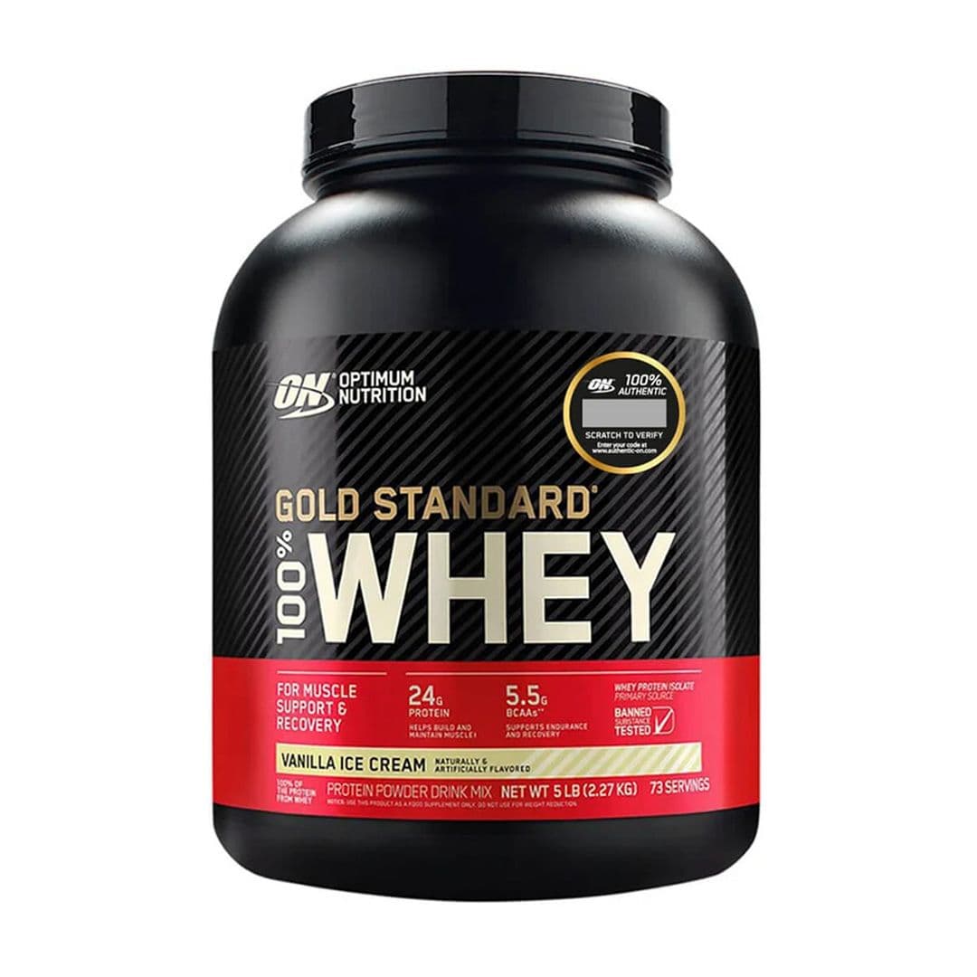 Proteína Optimum Nutrition Gold Standard 100% Whey Vainilla 5 lb_1