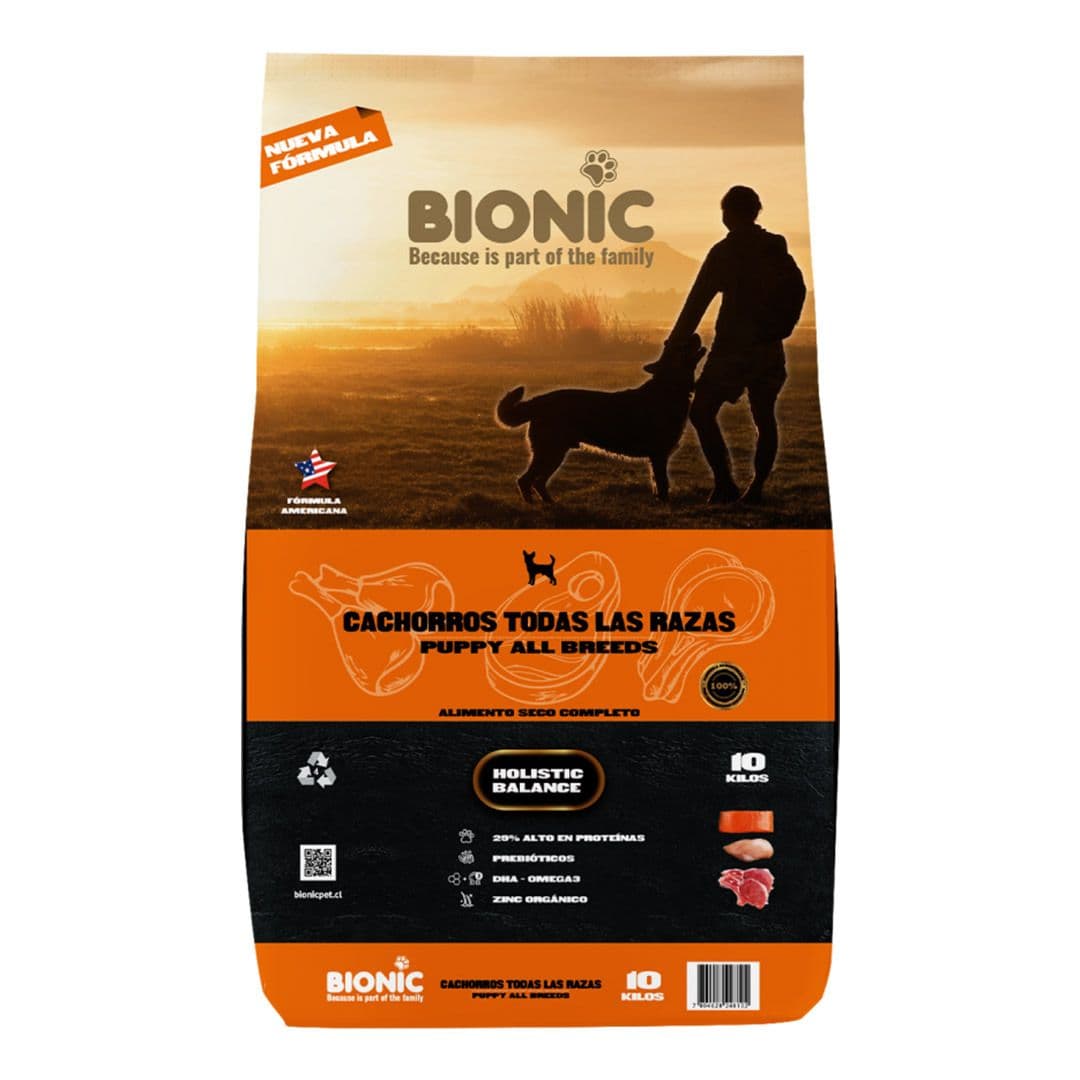 Comida de Perro Bionic Cachorro Pollo Salmón 10 Kg_1