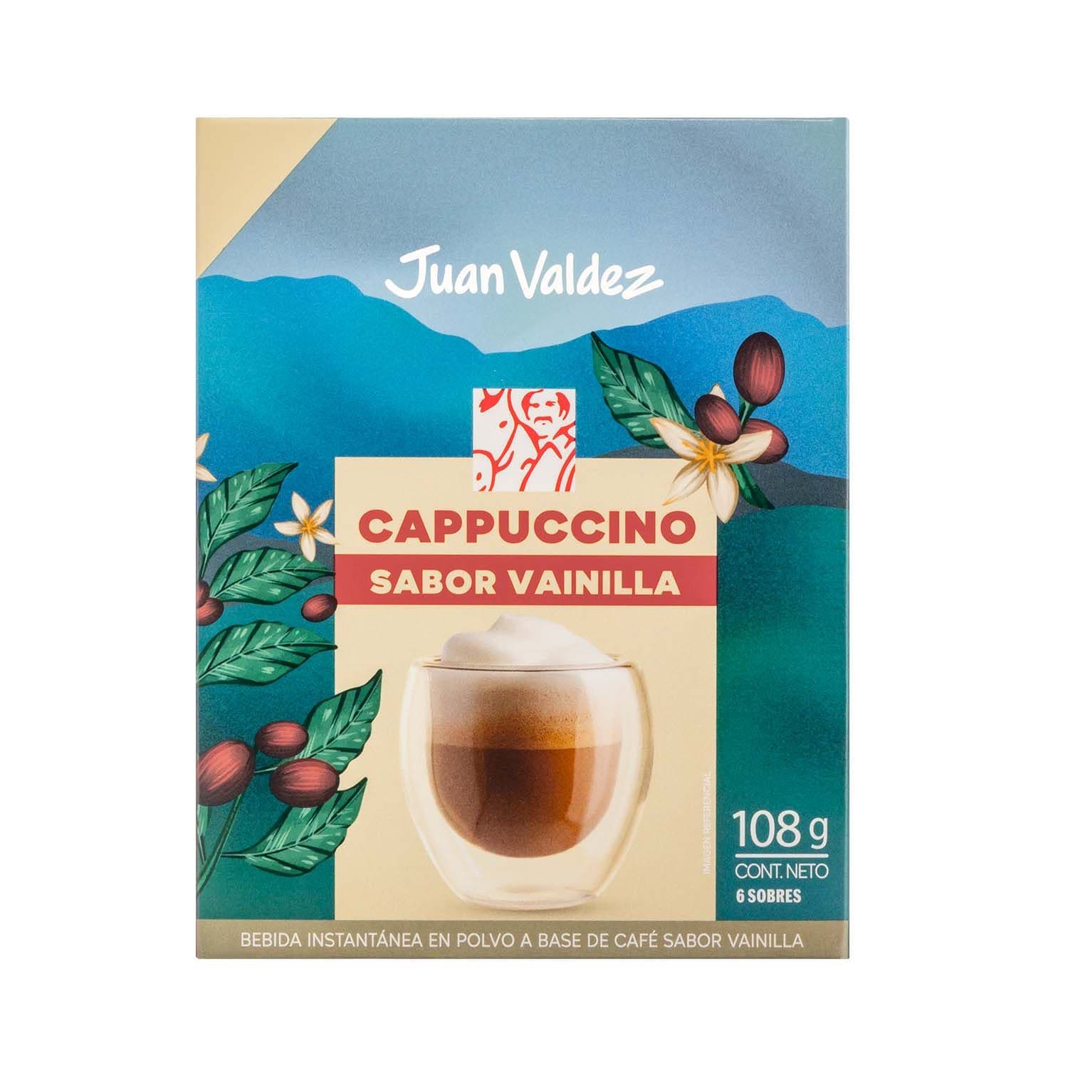 Café Cappuccino Juan Valdez Vainilla 6 un._1