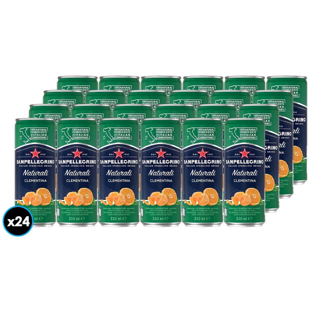 24x Agua San Pellegrino Clementina Lata 330cc_1