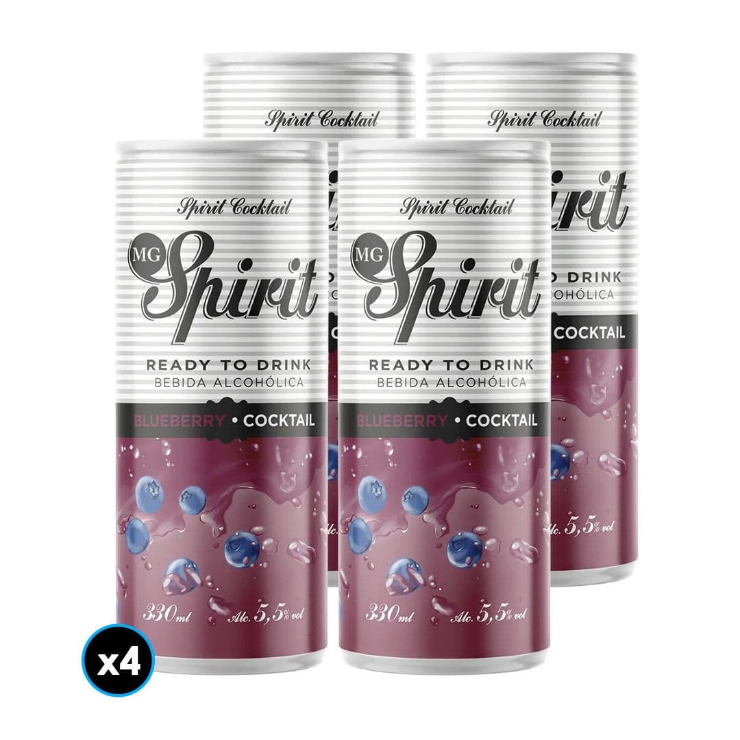4x Coctel MG Spirit Blueberry 330cc 5.5°alc._1