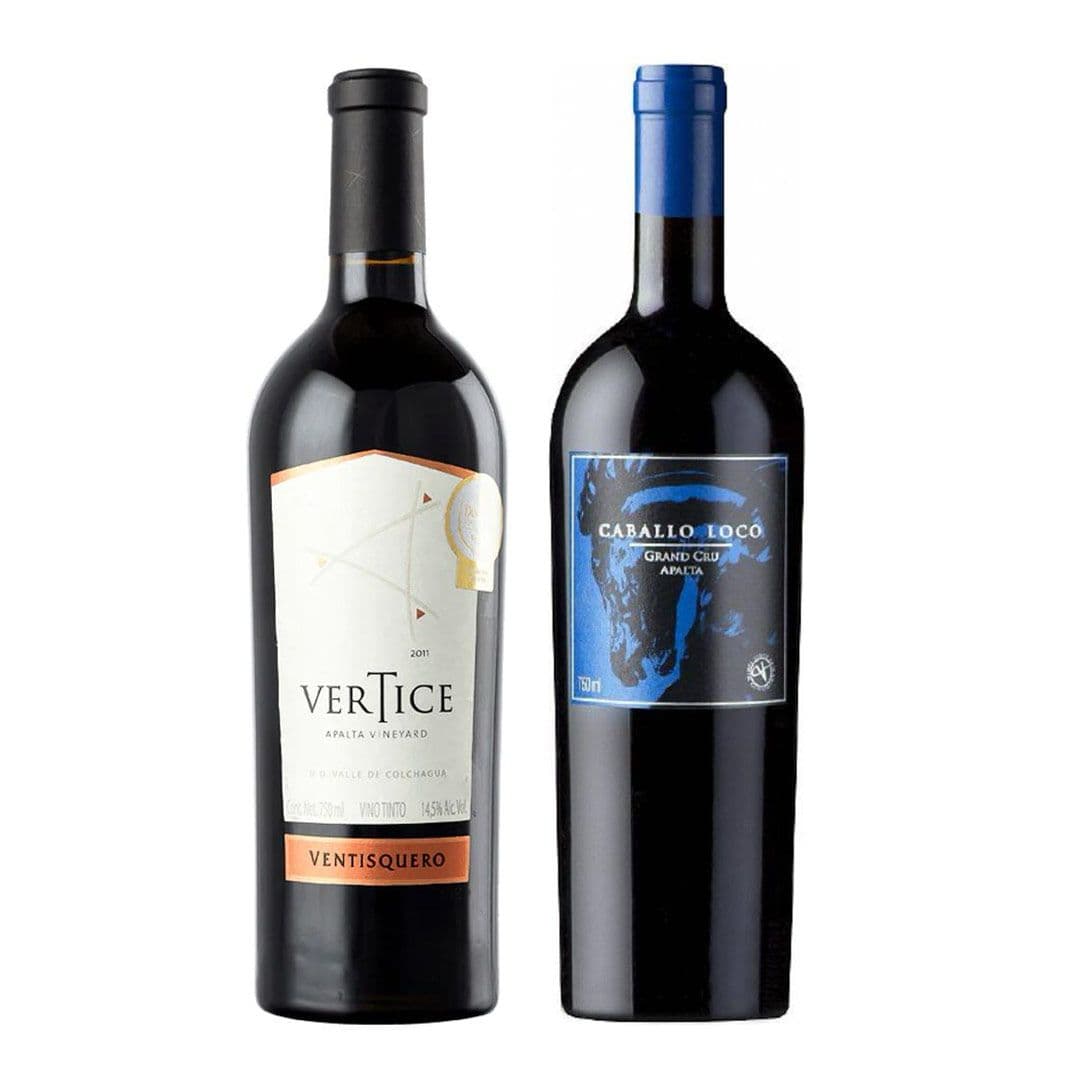 DUO CABALLO LOCO - VERTICE: 1x Vino Caballo Loco Grand Cru Apalta 750cc + 1x Vino Ventisquero Vertice 750cc_1