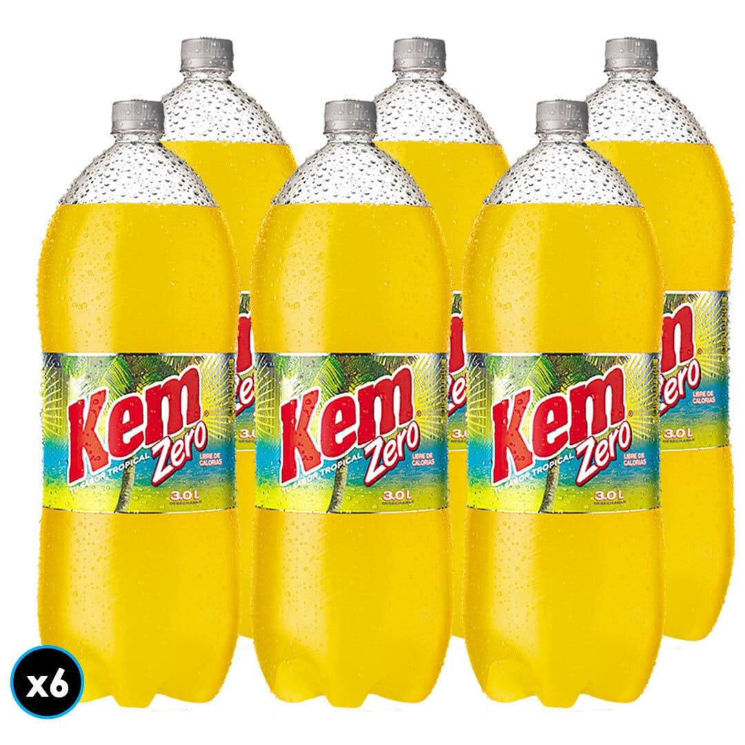 6x Bebida Kem Piña Zero 3 L_1