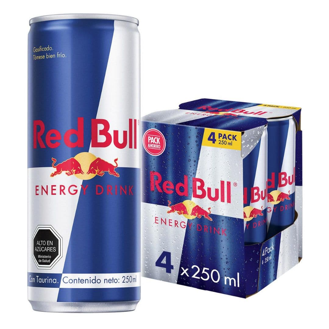 4x Bebida Energética Red Bull 250cc_1