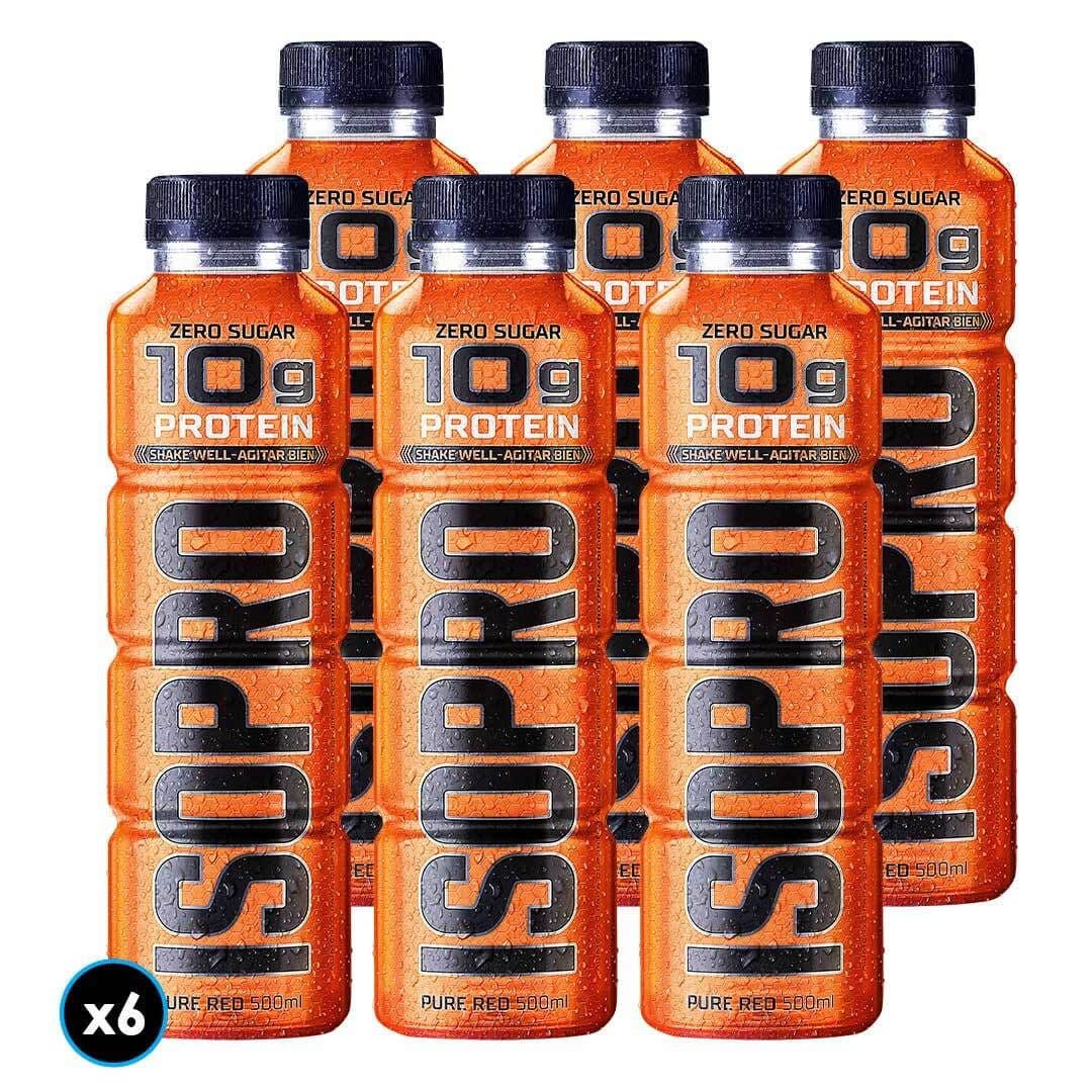 6x Bebida Isotónica con Proteina Isopro Red 500cc_1