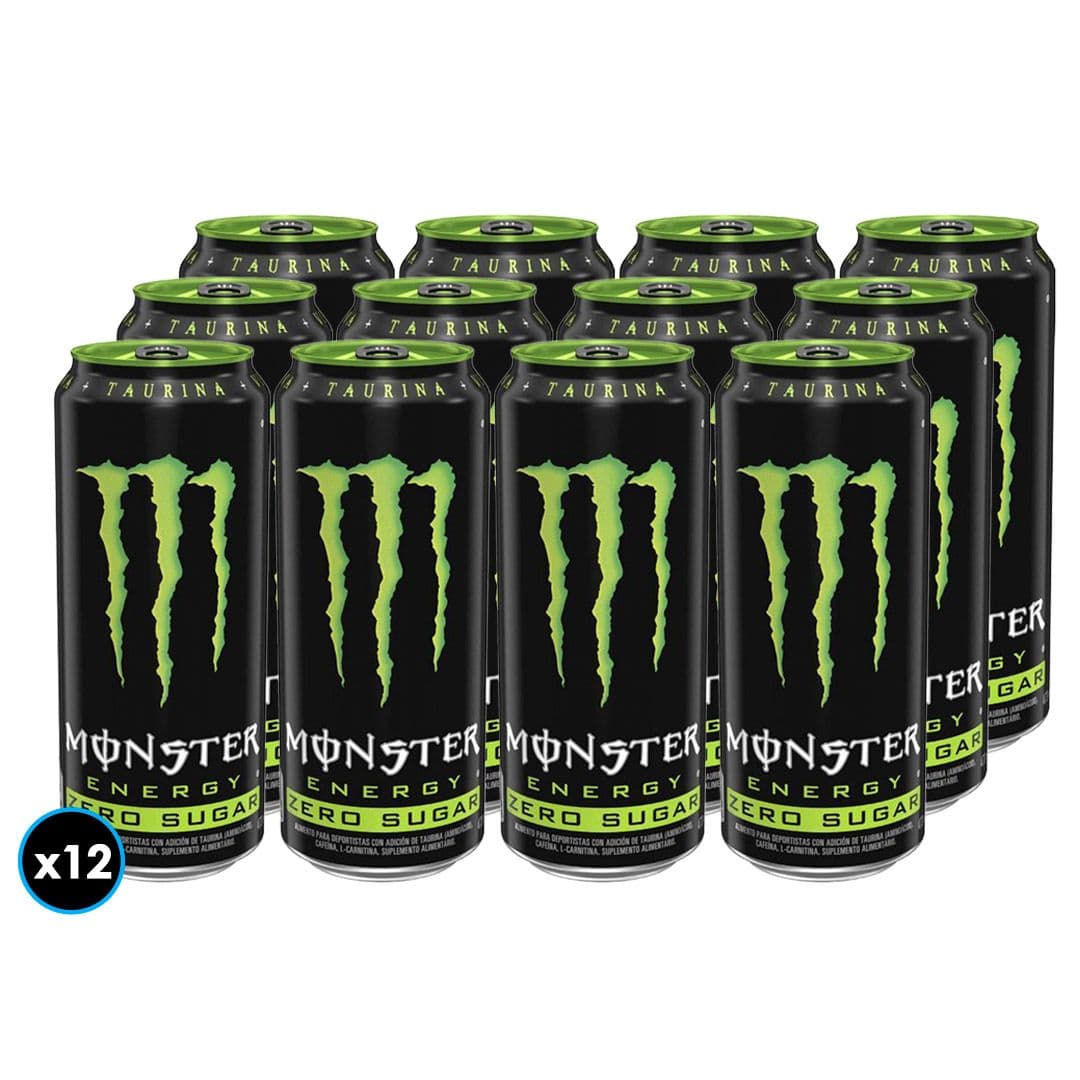 12x Energética Monster Energy Zero Sugar 473cc_1