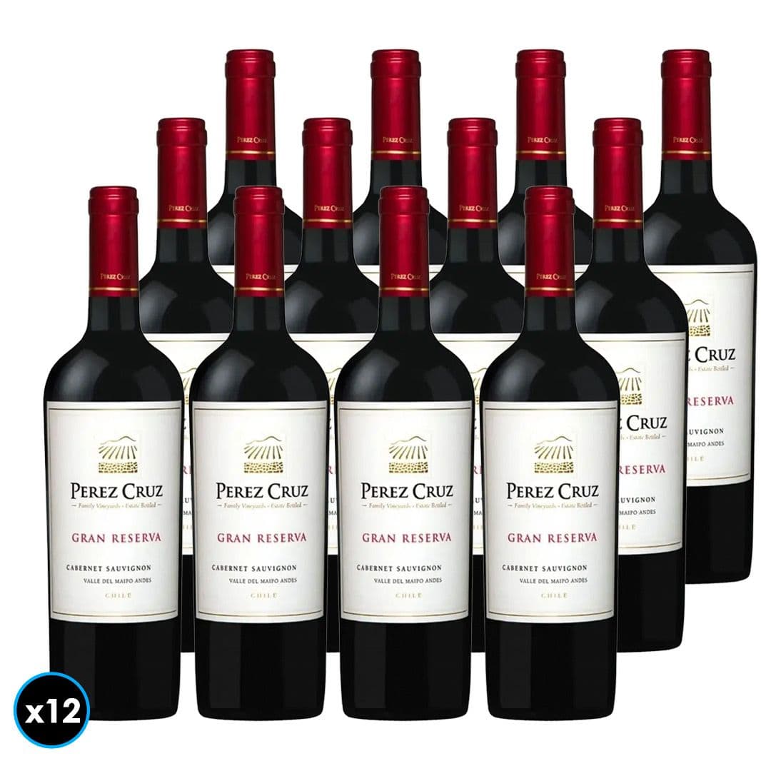 CAJA PEREZ CRUZ GR (Cabernet Sauvignon): 12x Vino Perez Cruz Gran Reserva Cabernet Sauvignon 750cc_1