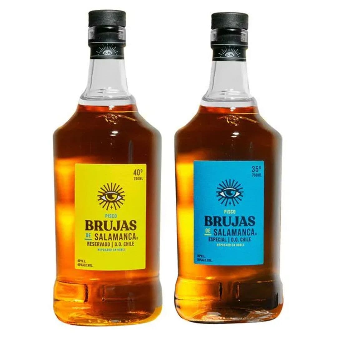 1X Pisco Brujas de Salamanca Reservado 40° 700cc + 1X Pisco Brujas de Salamanca Especial 35° 700cc_1