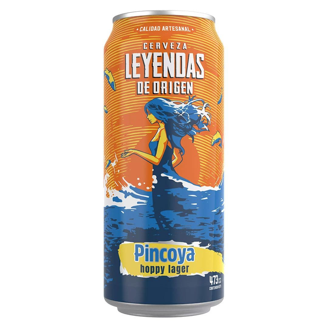 Cerveza Leyendas De Origen Pincoya Hoppy Lager 473cc_1
