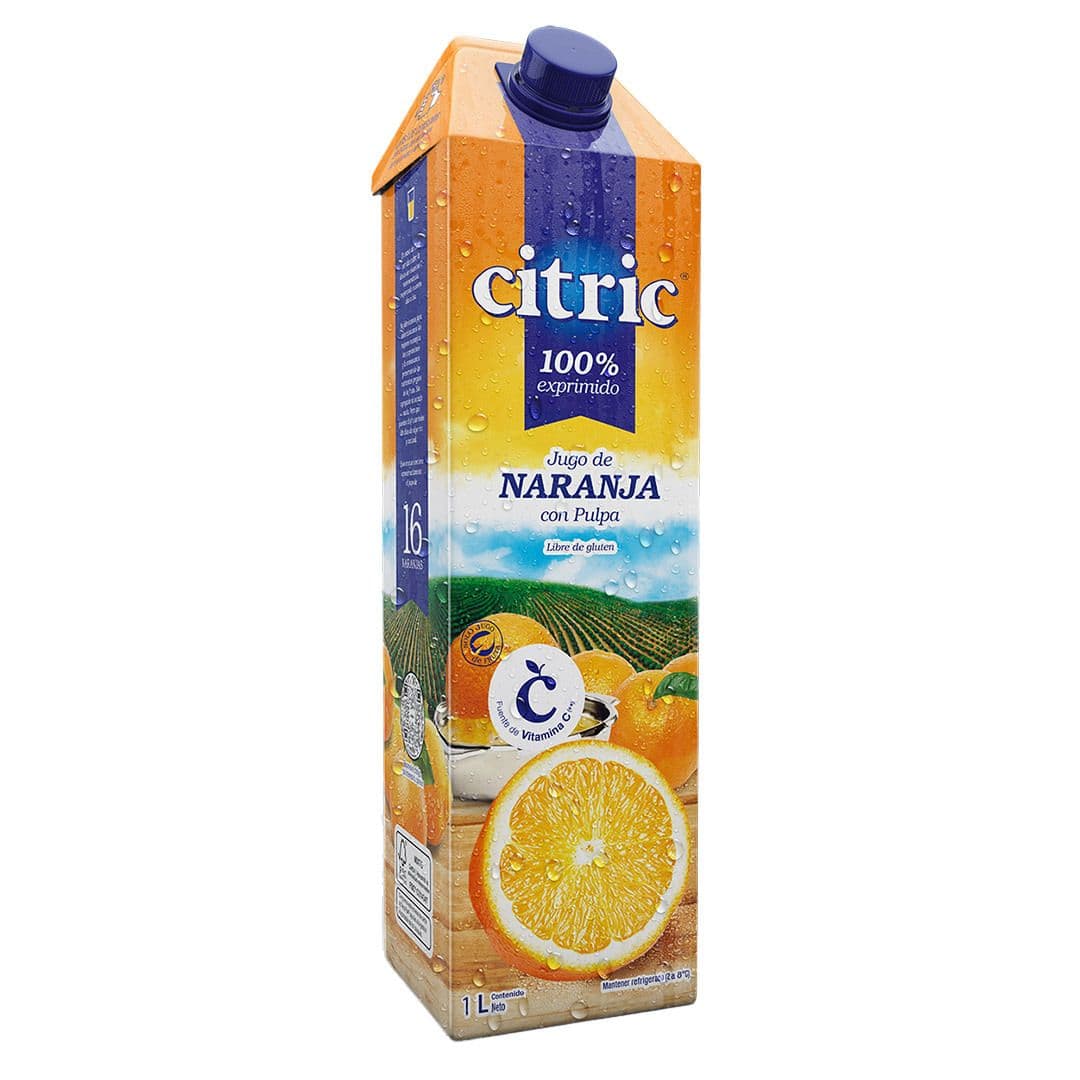 Jugo Citric Naranja 100% Exprimido 1 L_1