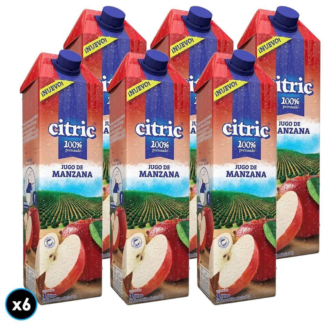 6x Jugo Citric Manzana 1 L_1