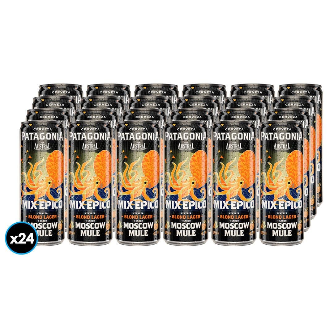 24x Cerveza Patagonia Moscow Mule Lata 350cc_1