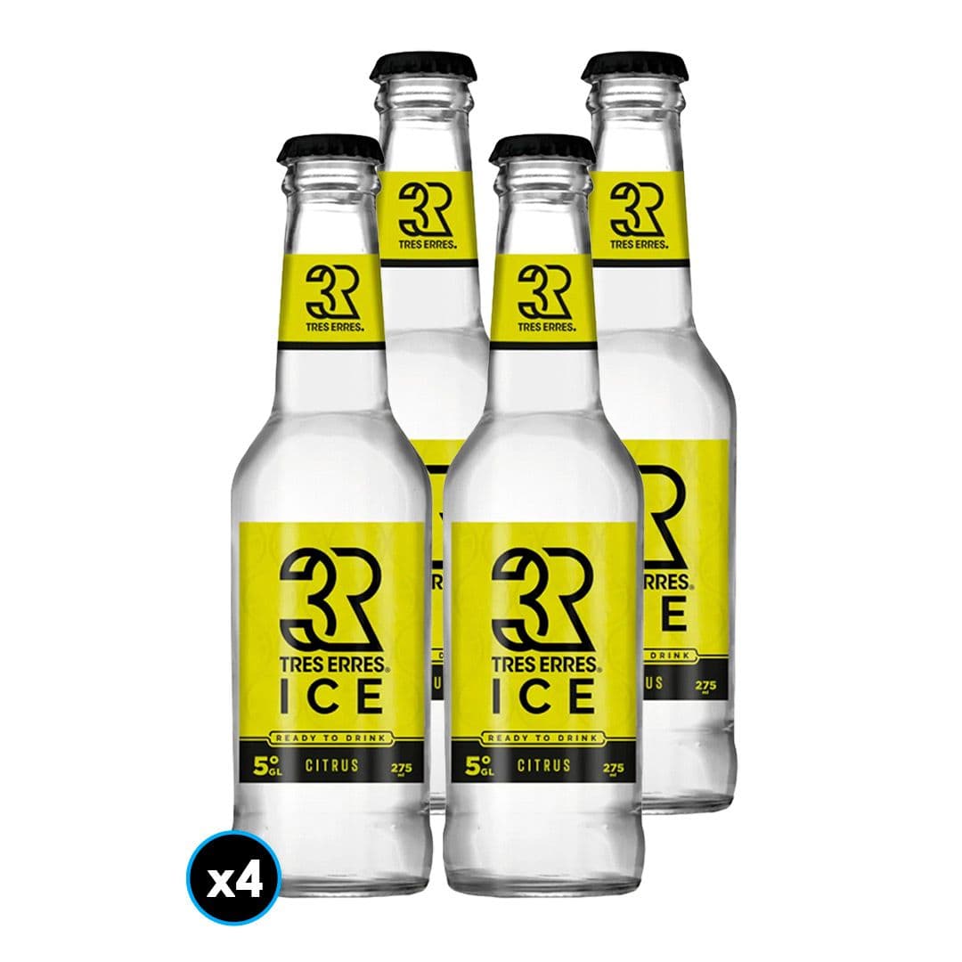 4x Cóctel Ice Tres Erres Citrus 275cc 5°alc._1