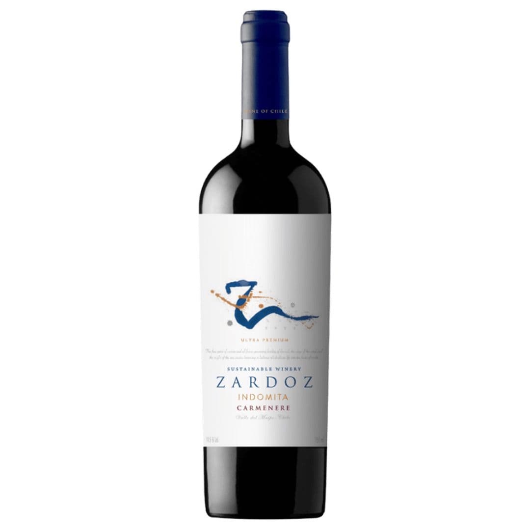 Vino Indómita Ultra Premium Zardoz Carmenere 750cc _1