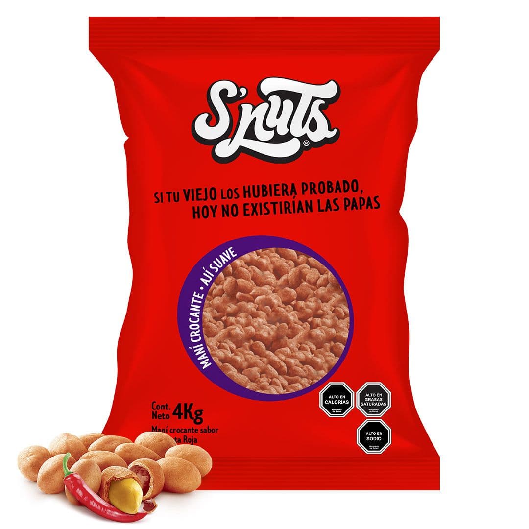 Mani Crocante Japonés S'Nuts Ají Suave 4kg_1