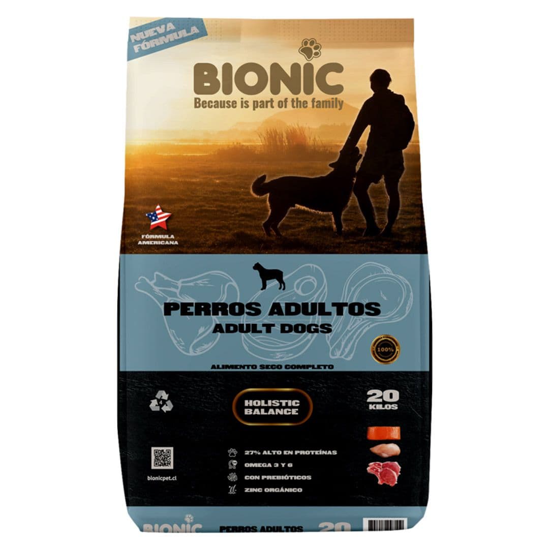 Comida de Perro Bionic Adultos Pollo Salmón 20 Kg_1