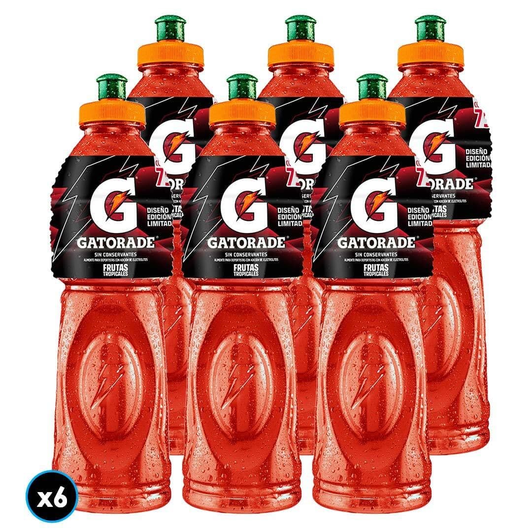 6x Bebida Isotónica Gatorade Frutas Tropicales 750cc_1