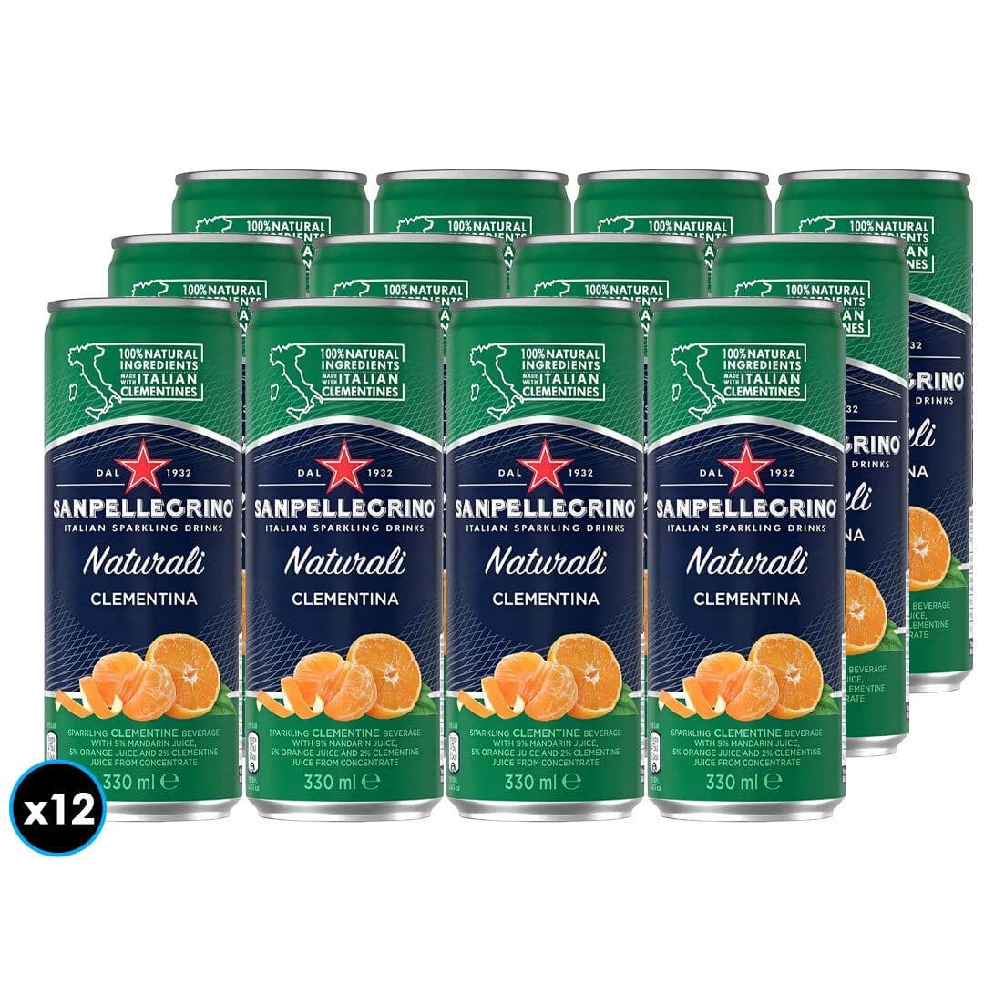 12x Agua San Pellegrino Clementina Lata 330cc_1