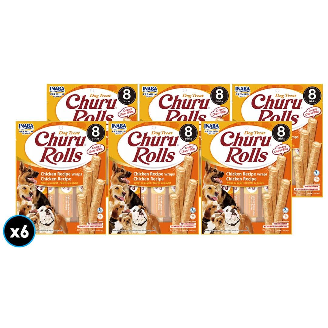 6x Snack de Perro Churu Pollo Wraps (8 Unidades)_1