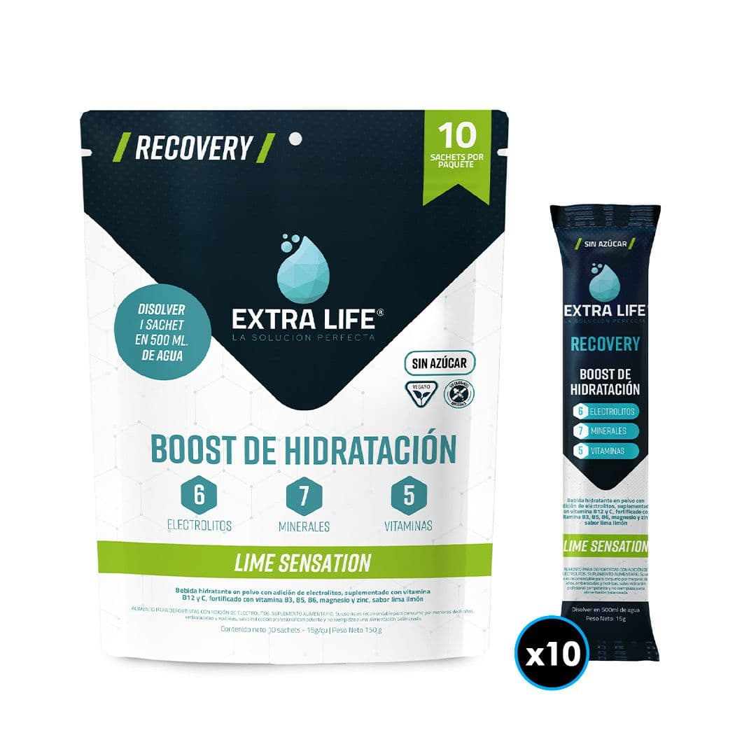 Boost de Hidratación Extra Life Lime Sensation (10 Unidaddes)_1