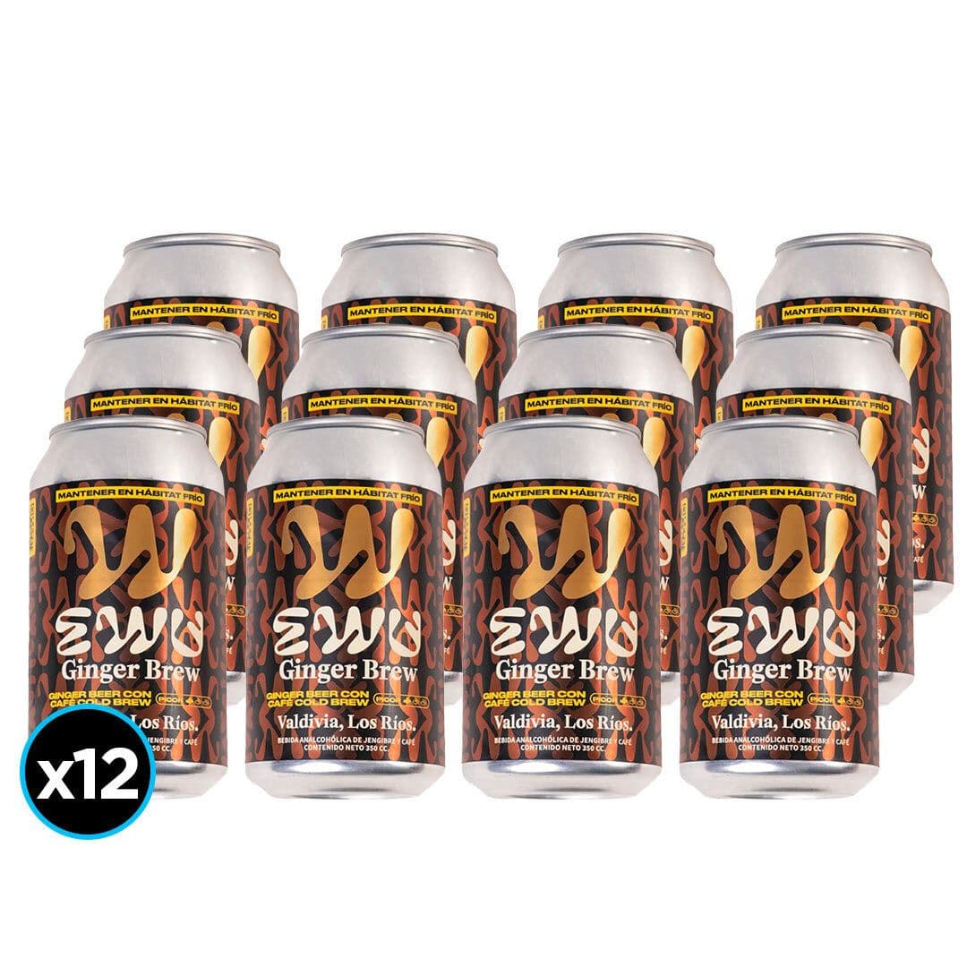 12x Bebida Ginger Brew Ewu 350cc_1