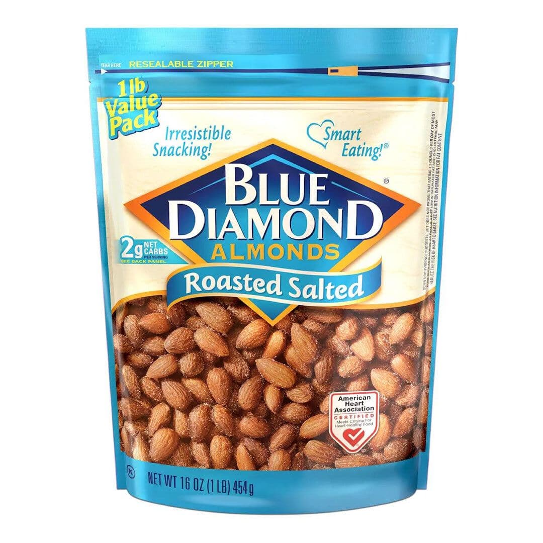 Almendras Blue Diamond Tostadas con Sal 453 grs_1