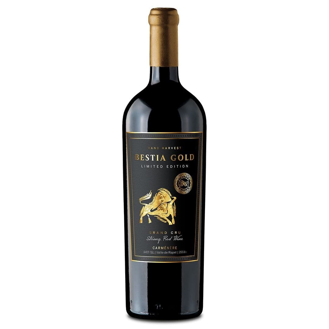 Vino Bestia Gold Carmenere 750cc_1