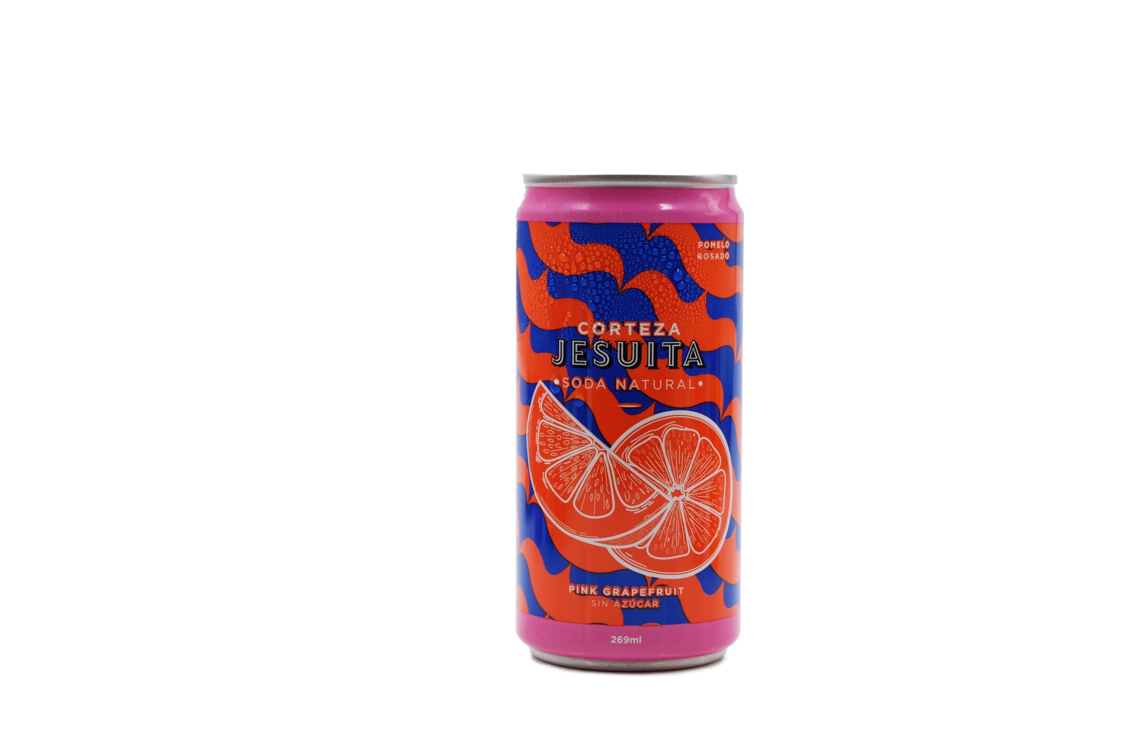 Soda Natural Corteza Jesuita Pink Grapefruit Sin Azucar 269cc_1