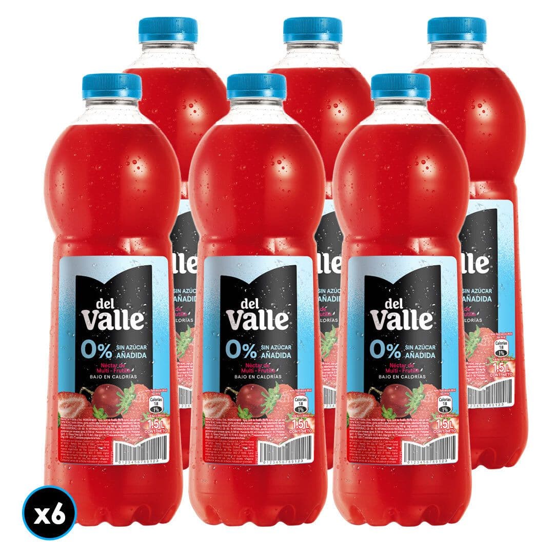 6x Néctar Del Valle Frutilla Light 1,5 Lt._1