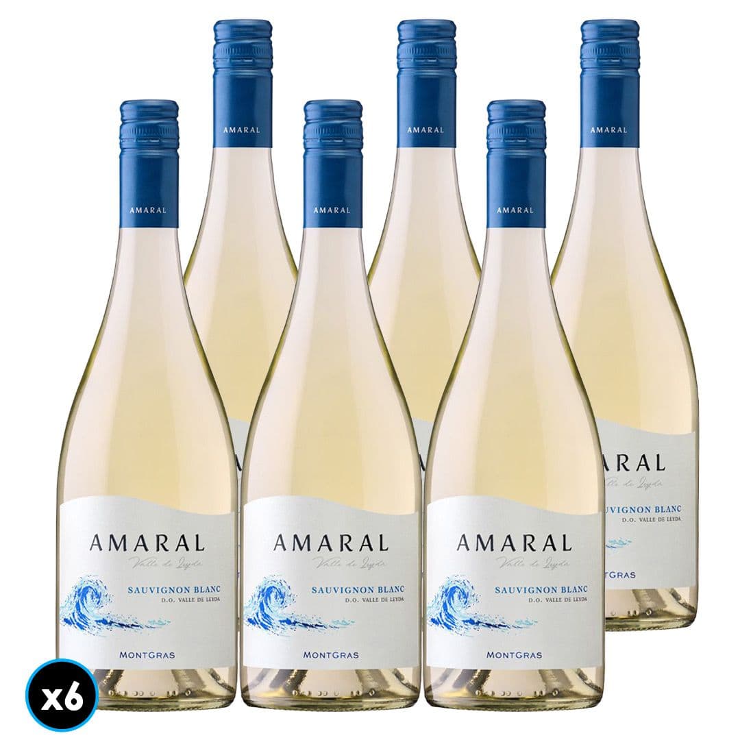 CAJA AMARAL RESERVA (Sauvignon Blanc): 6x Vino Amaral Reserva Sauvignon Blanc 750cc_1