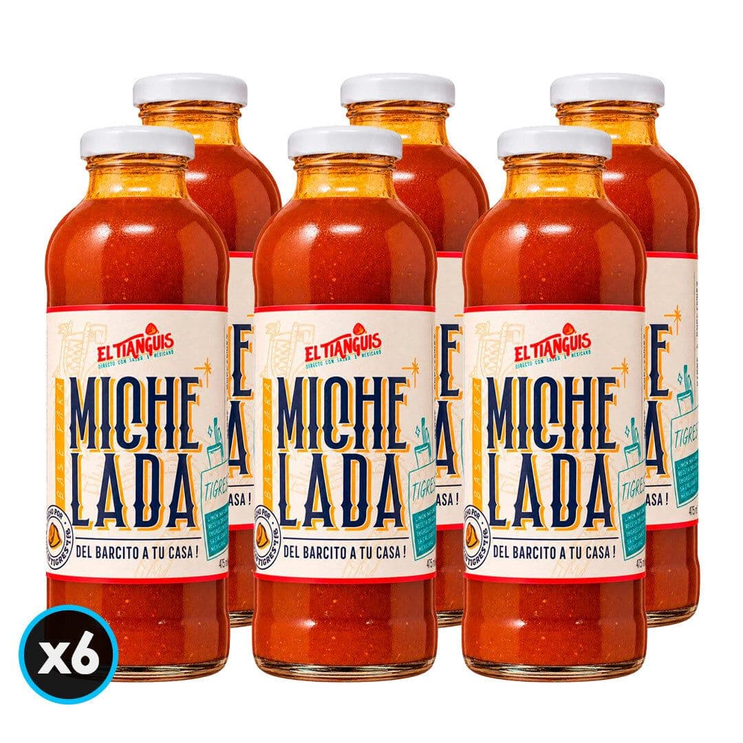 6x Mix Michelada El Tianguis Tigresa Botella 475cc_1